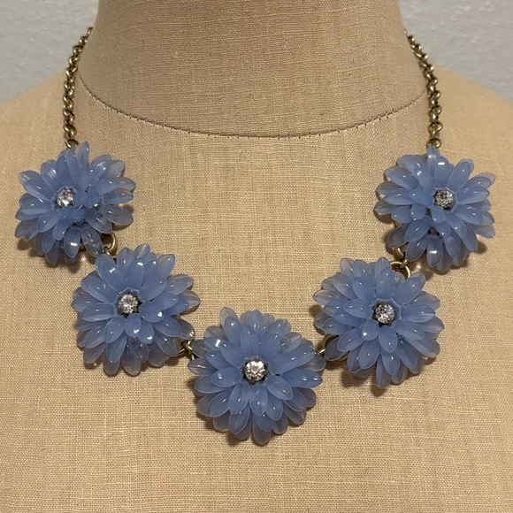 NWOT J.Crew Floral Necklace J.Crew Necklace J. Crew Neckalce - Picture 1 of 14